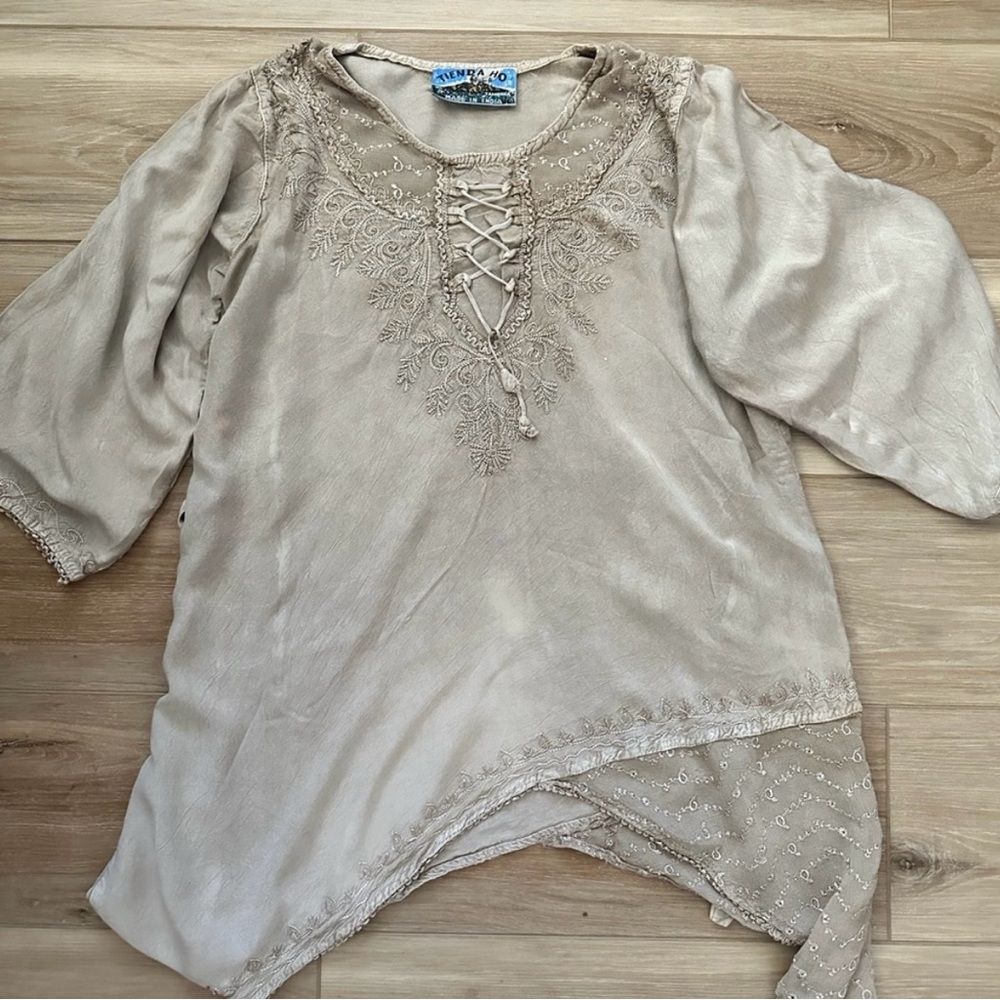 Tiendo Ho Boho Blouse  M/L